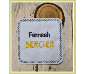 ADVENTSKALENDER 5. Dezember - Stickserie ITH - 26 Untersetzer Bier Sprüche